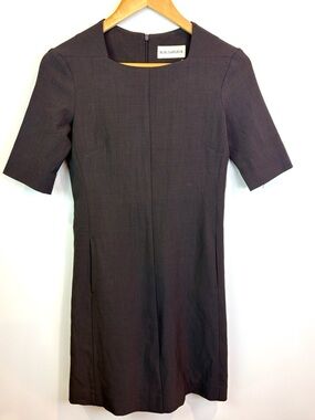 MM Lafleur brown/ Charcoal Short-Sleeve Dress size 0